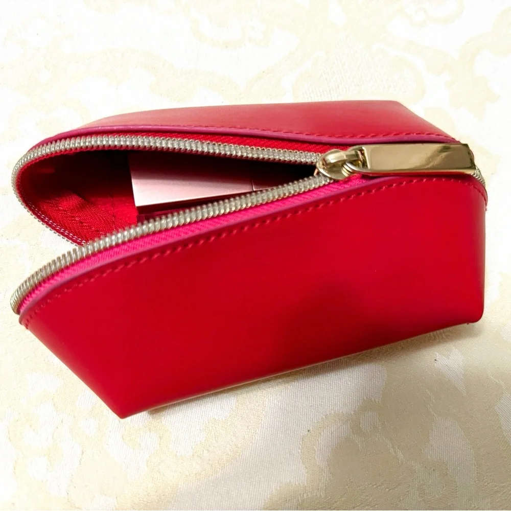 Elizabeth Arden Mini Red Cosmetic Bag Makeup Pouch NWOT